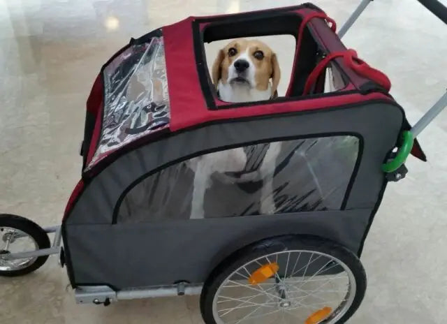 Amazon hot sell Best dog bicycle trailers for pets