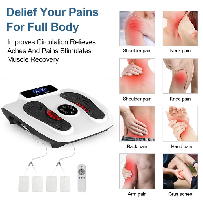 Latest Model Multi-function EMS Foot Massager With Health and Tens Function CE Certificate