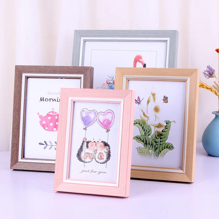 Modern Simple Picture Frame Table 6 "8" 10 "A4 Decorative Picture Frame Wedding Studio Photo Hanging Wall Picture Frame