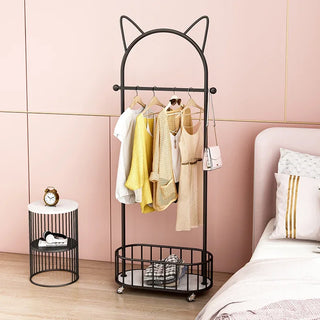 Boutique Metal Clothes Rack Hanging Clothes Bedroom Clothes Rack Stand Living Room Burro Ropa Perchero Modern Hallway Furniture