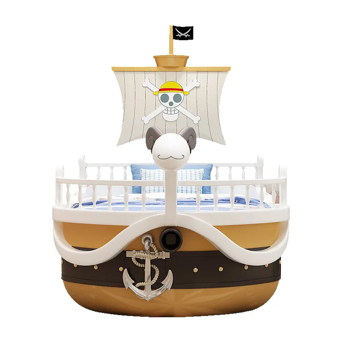 Children's Furniture Creative solid Wood Creative Sea Thief King Boy and Girl bed Merry ship bed nautical youth single bed