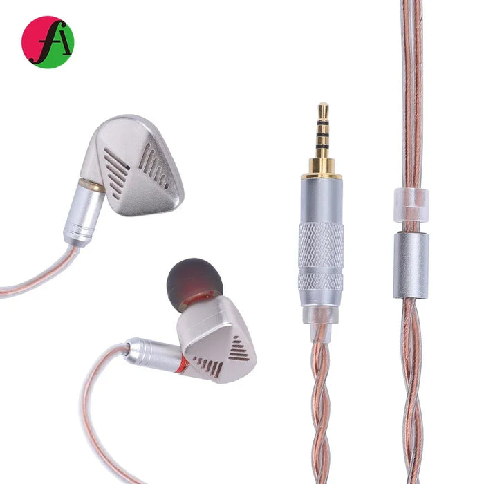 OEM Factory unique style Custom Colorful audiophile sound wired Planar Magnetic earphones