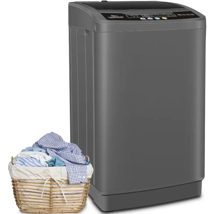 Nictemaw Portable Washing Machine, 17.8Lbs Capacity Full-Automatic Portable Washer, 2.4Cu.ft Washer