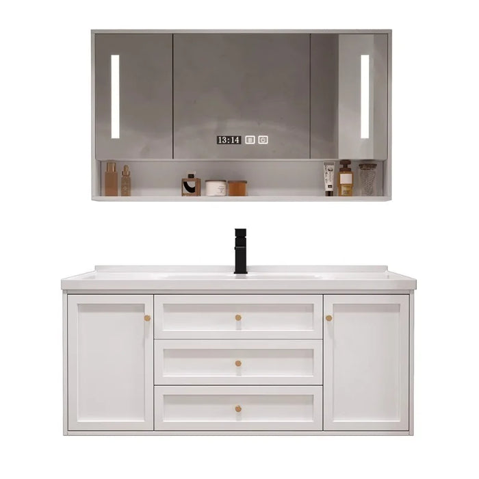 Mirror Narrow Bathroom Vanity Sink Furniture Items Accsesories Space Saving Storage Mirrors Wall Badkamerkast Mounted Luxury