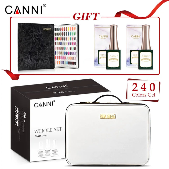 CANNI Nail Gel Polish VIP Kit Nail Salon Used Gorgeous Color Full Coverage Super Texture Semi Permanent Gel Nail Varnish Set