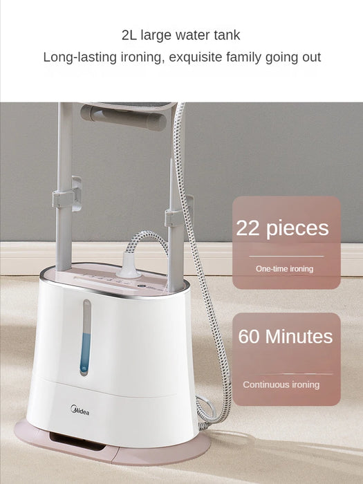 Midea Steam Iron for Cloths Garment Steamer Pressing Machines Electric Iron Steam Ironing Board Small Vertical Portable Steamer