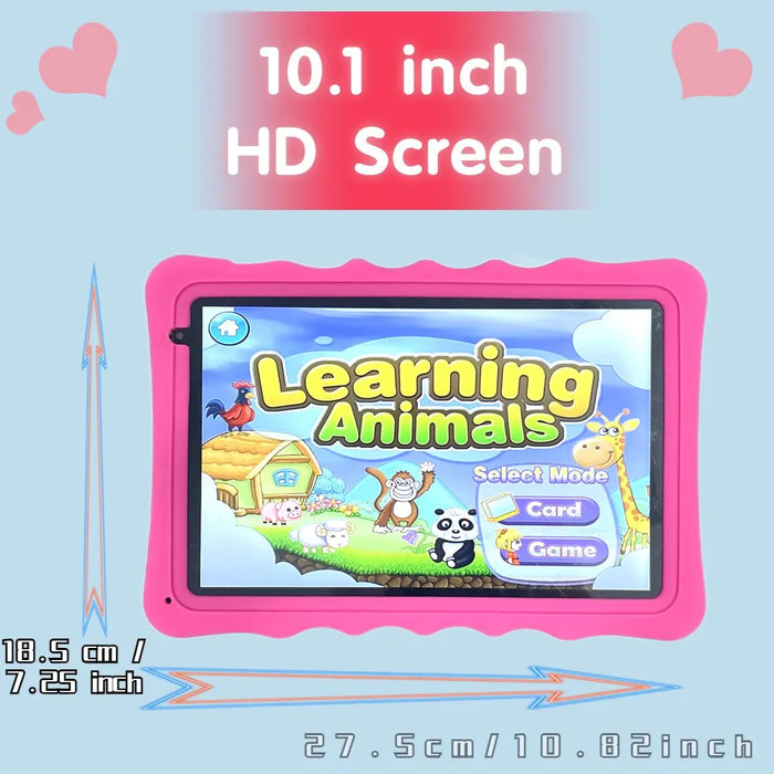 10.1inch Education Tablet Study Pad .Android11,64G HD Safety Eye Protection Screen, WiFi, Dual Camera,Montessori Education Toy.