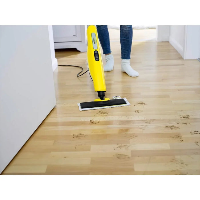 EasyFix Steam Cleaner Steam Mop - Upright - For Hard Floors and Carpet - Rapid 30 Second Heat-Up, Multi-Functional Cleaner