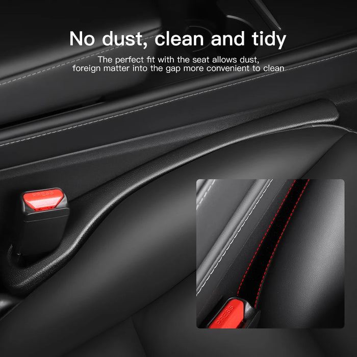 YZ For Tesla Car Seat Gap Filler Side Seam Plug Strip Styling Seat Gap Leak-proof Filling Strip Interior Decoration Supplies