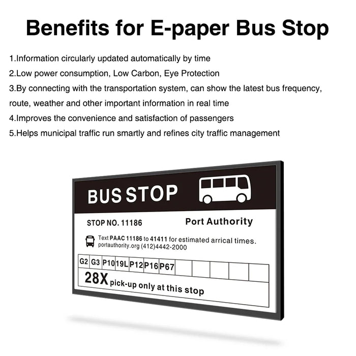 31.2 inch E ink Display Epaper Screen for Government Education Public Transportation Communal Facilities