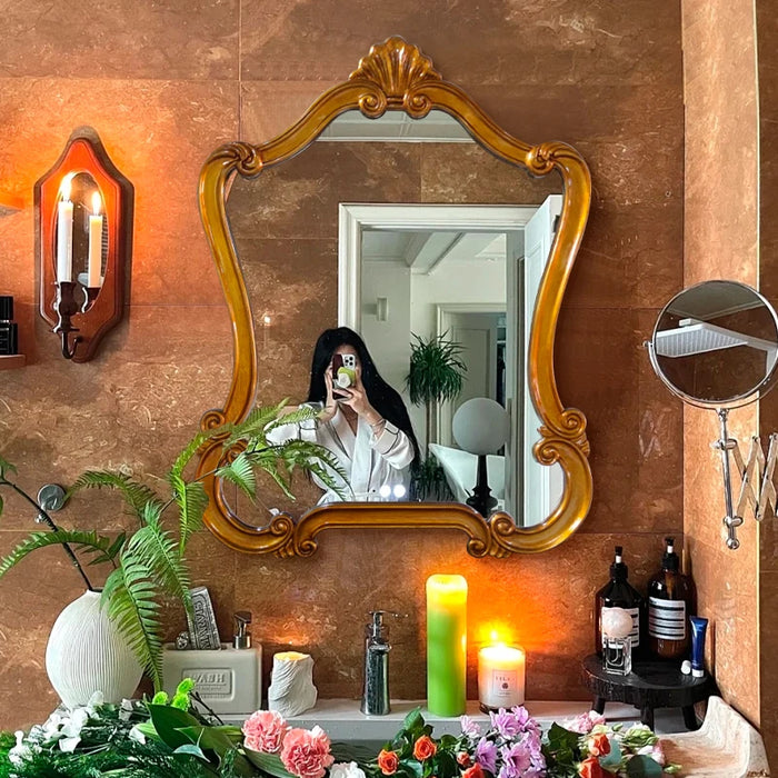 Shower Bright Mirrors Display Hairdressing Safety Design Mirror Design Illuminated Espejos Para Maquillaje Home Improvement