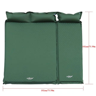 1-3Persons Thick 5cm Automatic Self-Inflatable Mattress Cushion Pad Tent Camping Mat Comfortable Bed Heating Lunch Rest Tourist