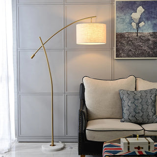 Modern minimalist LED living room floor lamp creative Nordic style design sense net red study sofa American fishing lamp