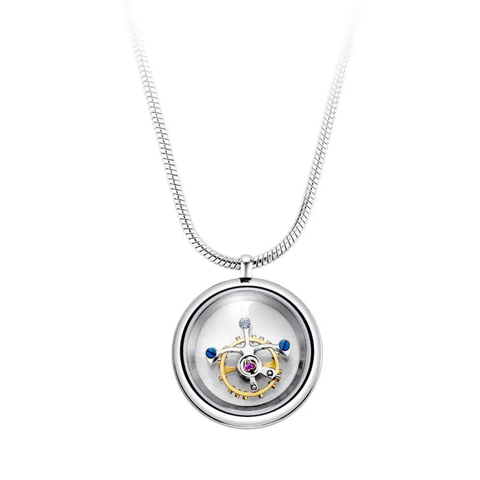 New Seagull Eccentric Tourbillon Pendant Necklace Pendant Diameter 19mm