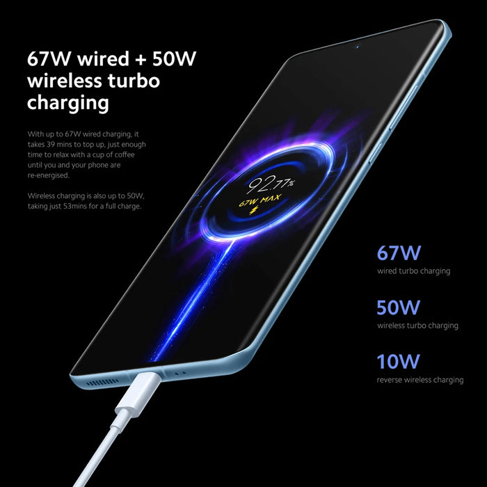 Global Version Xiaomi 12 128GB / 12GB 256GB NFC Snapdragon® 8 Gen 1 Octa Core 120Hz 50MP Camera 67W 50W Wireless Turbo Charging