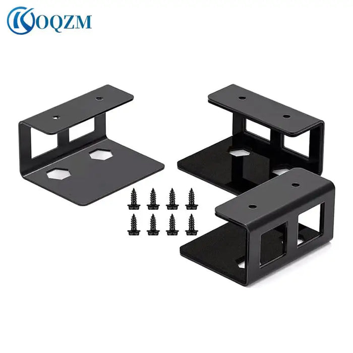 Under Desk Laptop Storage Bracket Metal Protective Tray Holder With Screw Laptop Mount