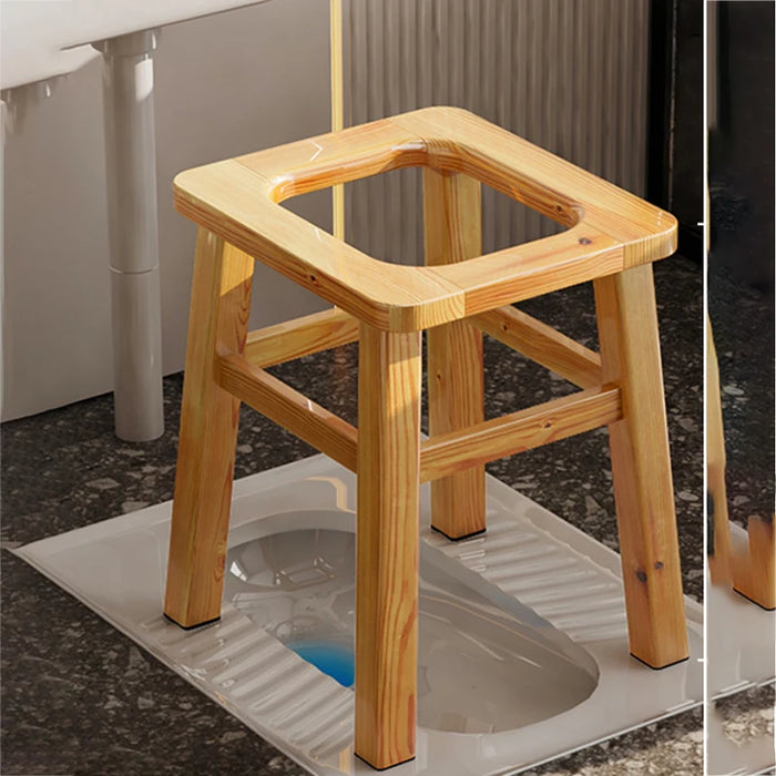 Tabouret Toilette Portable Seats Bath Chair Elderly Squatty PottyToilet Step Stool Chairs Bedroom Adults Chaise Wooden Nordic