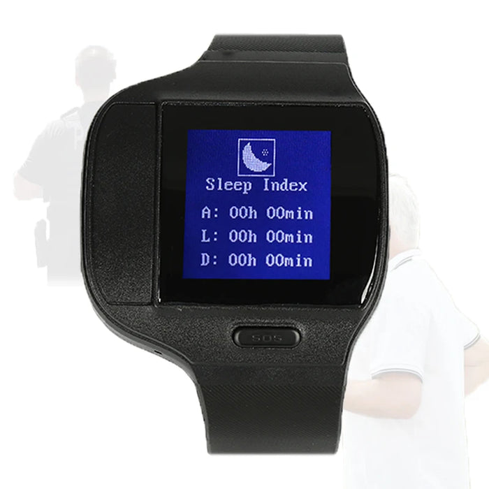 GPS watch tracker factory 4g elderly wristband tracker with fall detection alarm and heart rate monitor