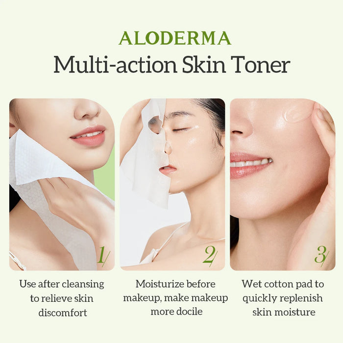 ALODERMA Organic Aloe Hydrating Toner Natural Aloe Vera Nourishes Skin Quickly Hydrates Absorbs Easily For All Skin Types 120ml