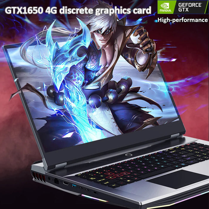 Gaming Laptop 17.3" 1920x1080 IPS i9-9900KF+GTX 1650 4G Dedicated Graphics Gamer PC RGB Backlit Keyboard Win10 Notebook Computer