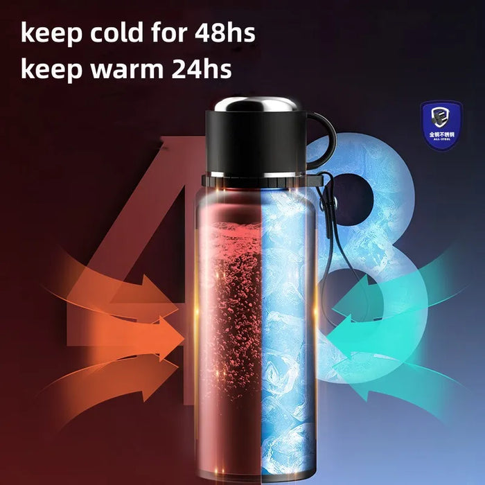 2L Stainless Steel Thermos Bottle for Hot Coffee Vacuum Thermal Water Bottle Insulated Cup Vacuum Flasks Double Wall Travel