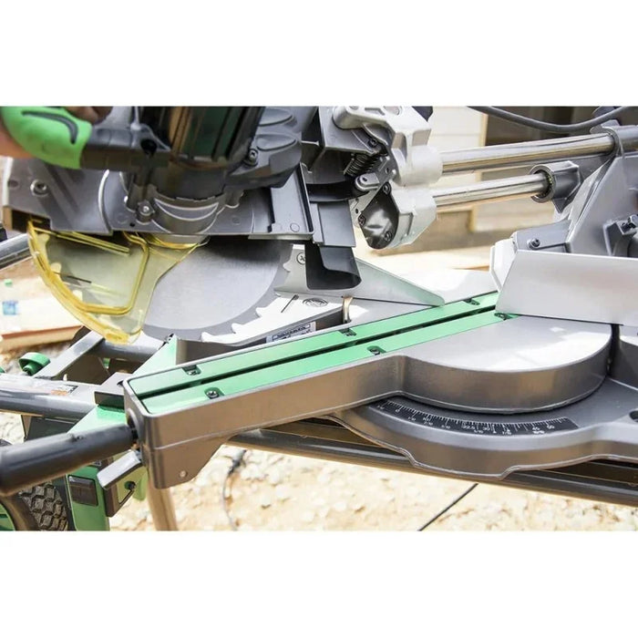 Metabo HPT Miter Saw | 8-1/2-Inch Blade | Linear Ball Bearing Slide System | C8FSES