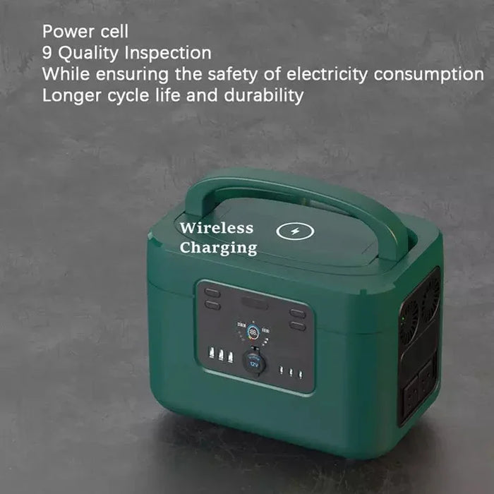 Eu Stock! 1200W 1050wh MPPT Control 220v solar portable power station with solar panel