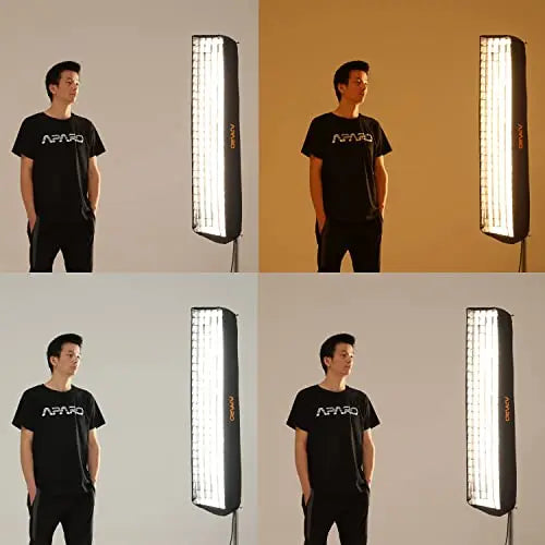 Radi-09 Air Inflatable Panel 150W Bi-Color 3000K-5600K Flexible LED Panel Light with Air Softbox and Foldable Honeycomb Grid,