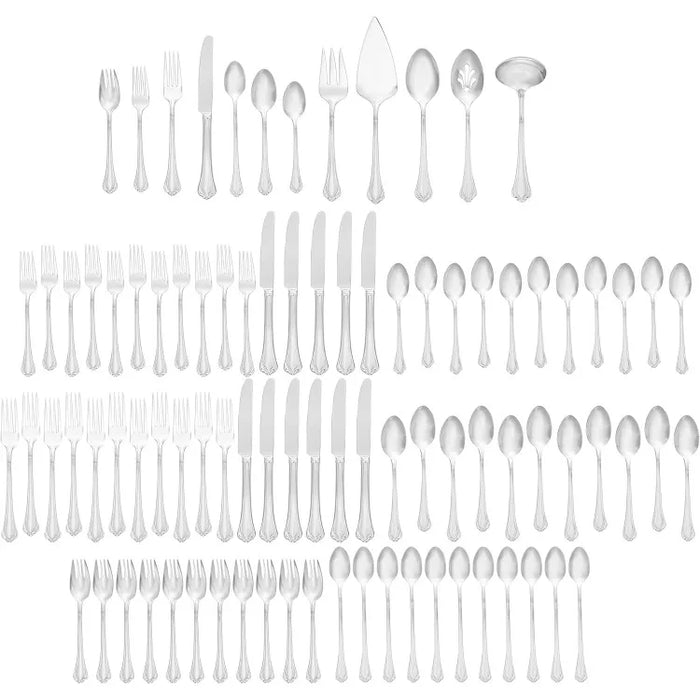 Lenox 892282 Alcott 89-Piece Flatware Set