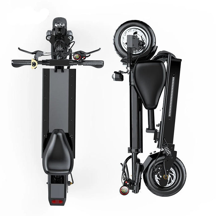 E5 Folding Adult Electric Scooter 1000W Motor Scooter Top Speed 50 Km/h 10-Inch Tires Shock-Absorbing Electric Scooter