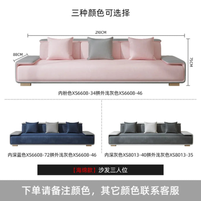 Relaxing Nordic Bed Sofa Waterproof Adults Lazy Luxury Salon Office Lounge Recliner Sofa Chair Arm Divano Living RoomFurniture