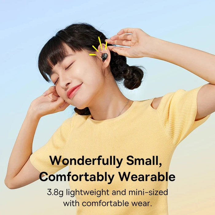 Baseus WM02 Plus Wireless Earphones TWS Bluetooth 5.3 Headphones,Comfortable Wear,50 hours Long Battery Life,LED Digital Display