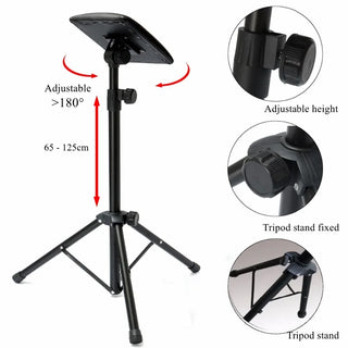 Iron Tattoo Arm Leg Rest Stand Portable Fully Adjustable Chair For Tattoo Studio Work Supply Bed Stool 65-125cm