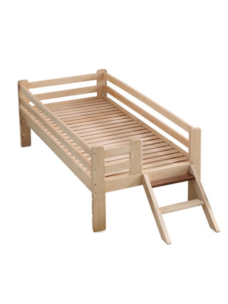 Solid wood children's bed Nordic simple small family bedroom baby bed split bed multi-functional splicing big bed widened bed