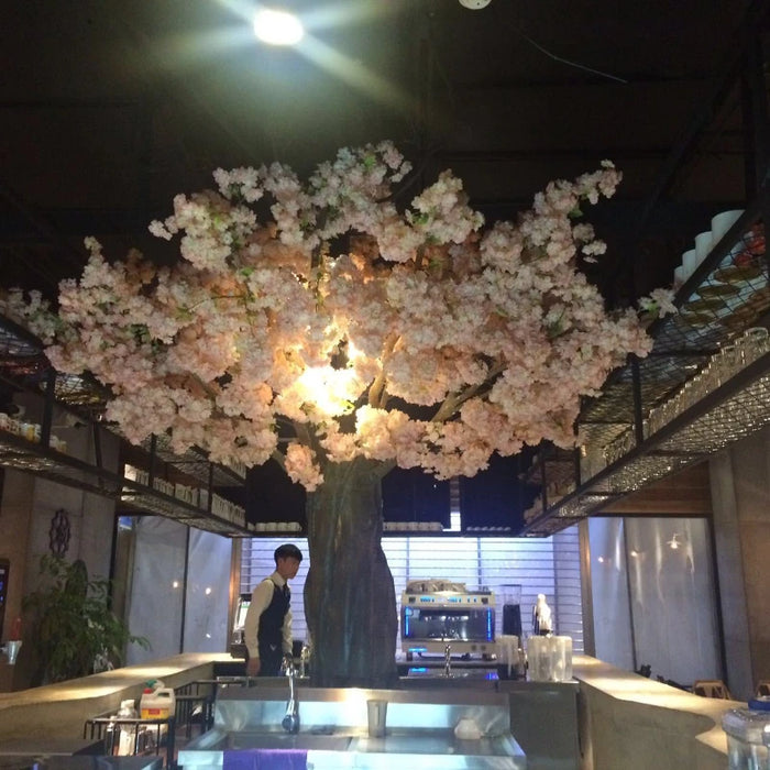 Wedding Drama Team Simulates Sakura Tree Shopping Mall Hotel Lobby Decoration Flower Material Scenic Area Large Ancient Trees