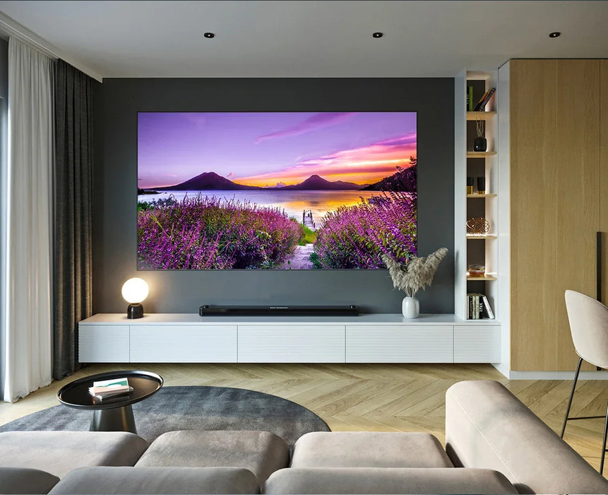 2023 New Design Wupro 120 inch Projector Screen PET CBSP CLR Crystal 4K Full 3D Movie ALR Projection Screen