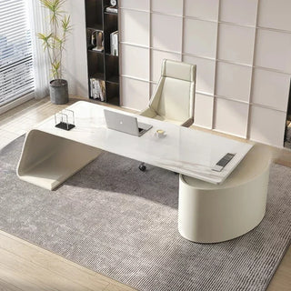 Italian Minimalism Office Desks Slate Light Luxury Modern Household Office Desks Computer Bureau Meuble Working Equipment