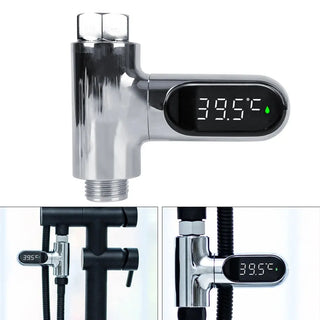 Hot Tub Water Temperature Monitor Electricity Home LED Display Shower Faucets Water Thermometer Bathing Temperature Meter