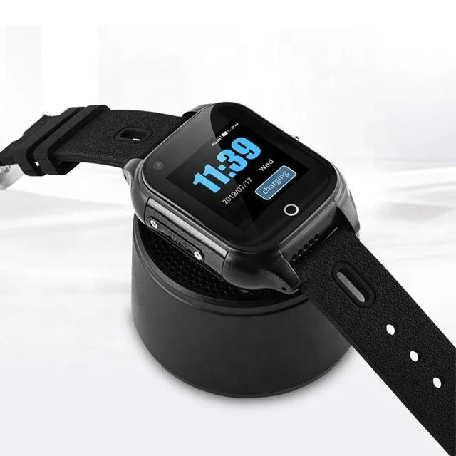 New 4G WiFi GPS LBS position SOS elderly smart watch with fall detection and medicine reminder