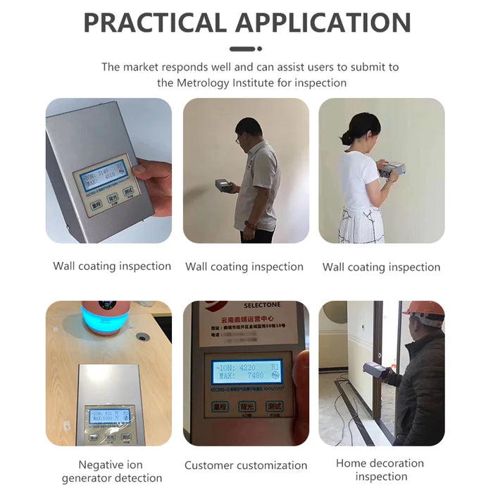 KEC990 Portable positive and negative Anion Ion Tester Factory direct selling Air Negative Ion tester