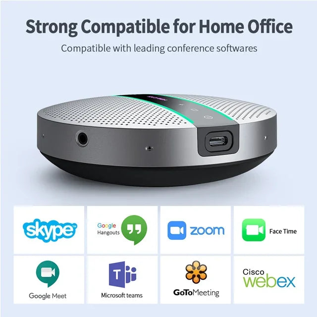 18X Optical Zoom Video Conferencing System 360 Omnidirectional Microphone Speakerphone