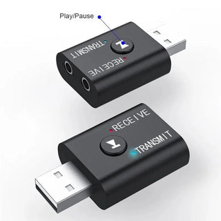 Bluetooth 5.0 Audio Transmitter Receiver 3.5mm AUX Jack RCA USB Dongle Stereo Wireless Adapter for TV Car Kit Speaker Headphone