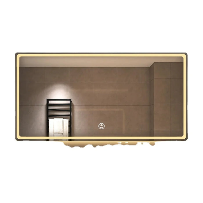 Led Mirror Makeup Bathroom Mirror Large Bath Frameless Cosmetic Bathroom Mirror Full Length Specchio Doccia Home Improvement L