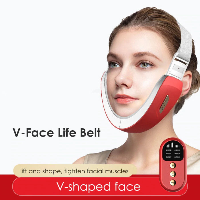 Personal V Shape Face Lift Meter Chin EMS Facial Massager Lifting V Line Up Beauty Tool SkinCare Instrument Face Massager