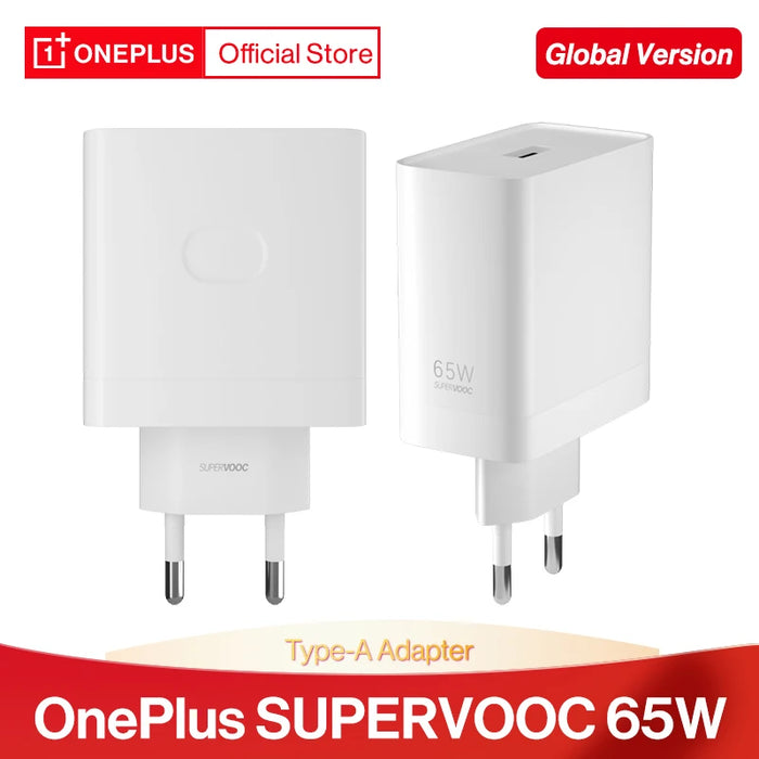 Original OnePlus SUPERVOOC 65W Charger Power Adapter EU Plug USB-A For  OnePlus 10 Pro/ACE/10T/ACE Pro Type-A
