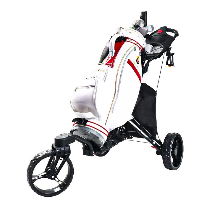 ESWING hot sales 3 Wheel Golf Cart Golf Bag Portable Simple Folding Golf Trolley