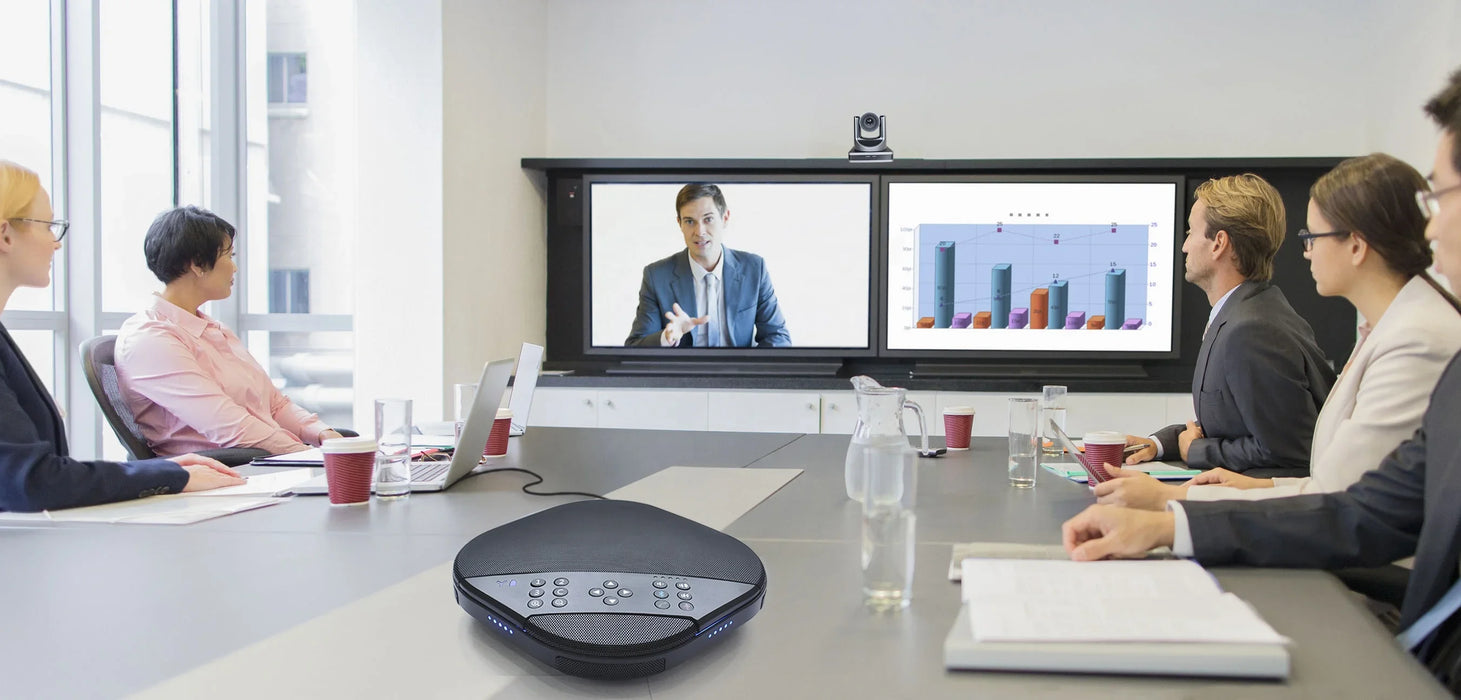 1080P/30fps Video Conference System HD Audio And Camera for Conference Room 50-60 Square Meters.