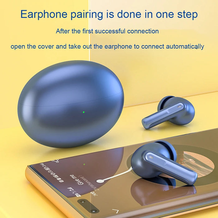 Bluetooth Earphone Wireless Headset Stereo Sound ANC Earbuds Smart Fingerprint Touch For Meizu M3 Note Samsung S22 Oppo Reno3 5G