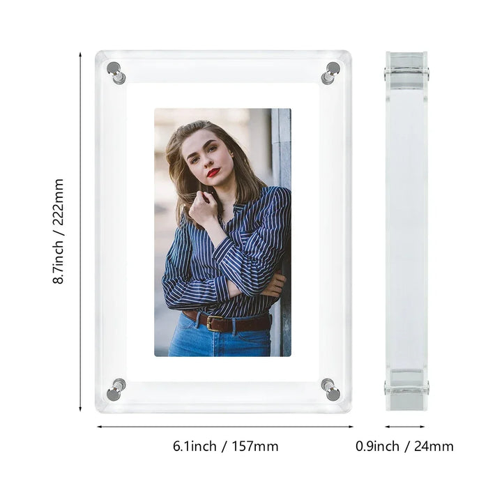 HD Display Digital Photo Frame 7 Inch Digital Lcd Picture Frame A Grade Screen Download Free Acrylic Photo Frame