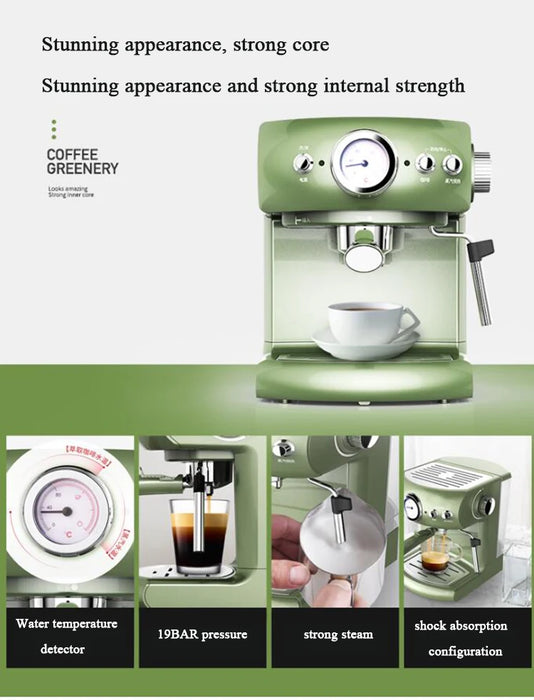 5.98kg 960w  Semi-automatic espresso professional coffee machine/coffee maker